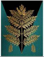 Nordic Abstract Golden Fern Deer Flamingo Wall Art Fine Art Canvas Prints Pictures For Modern Apartment Living Room Dining Room Art Decor