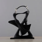 Nordic Art Dancing Couple Resin Figure Ornaments Figurines Home Decoration Accessories for Living Room Ornaments for Home Decor