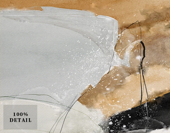 Nordic Geomorphic Abstract Wide Format Wall Art Fine Art Canvas Prints Modern Pictures For Above The Bed Contemporary Living Room Art For Above The Sofa