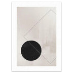 Nordic Minimalist Geometric Abstract Wall Art Fine Art Canvas Prints Beige Black Abstract Pictures For Modern Apartment Home Decor
