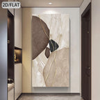 Nordic Zen Pebbles Neutral Tones Abstract Wall Art Fine Art Canvas Print Modern Artwork For Living Room Entryway Foyer Art Decor