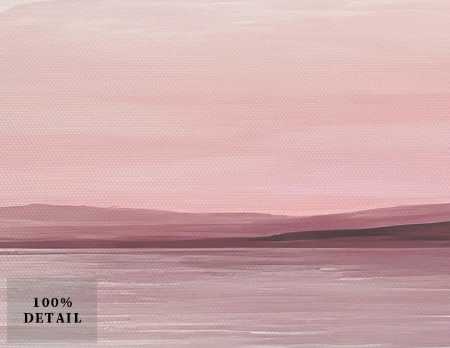 Pastel Blue Pink Purple Abstract Landscape Wall Art Fine Art Canvas Prints Wide Format Pictures For Bedroom Above The Bed Or Above The Sofa