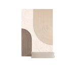 Pastel Beige Abstract Minimalist Geometric Wall Art Fine Art Canvas Prints Pictures For Living Room Bedroom Art For Modern Apartment Decor