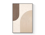 Pastel Beige Abstract Minimalist Geometric Wall Art Fine Art Canvas Prints Pictures For Living Room Bedroom Art For Modern Apartment Decor