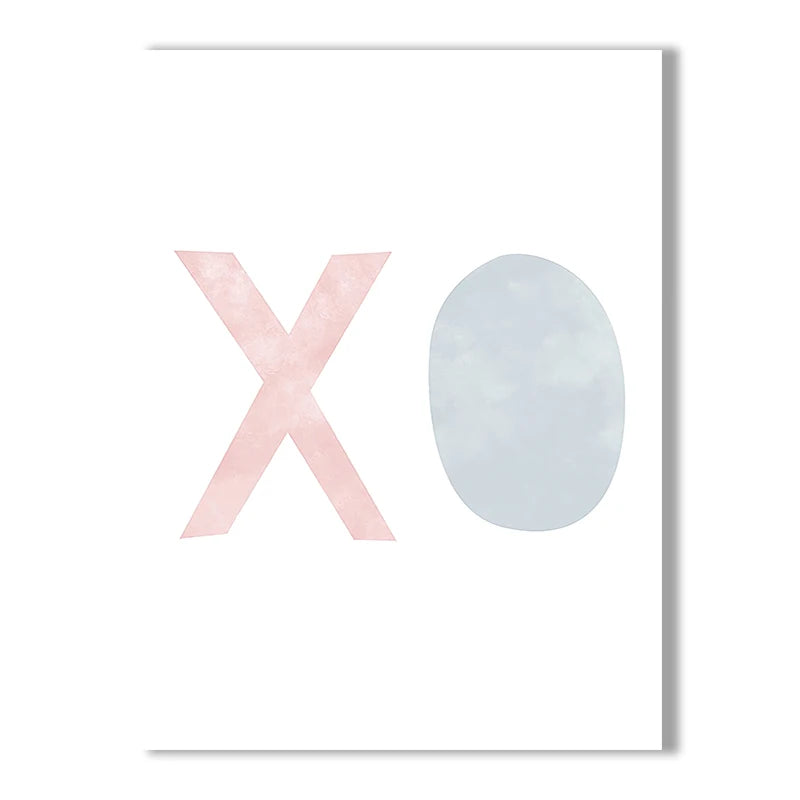 Pink Heart Cloud Rainbow Nursery Wall Art Fine Art Canvas Prints Colorful Pictures For Baby's Bedroom Kid's Room Nordic Nursery Wall Decor 2025