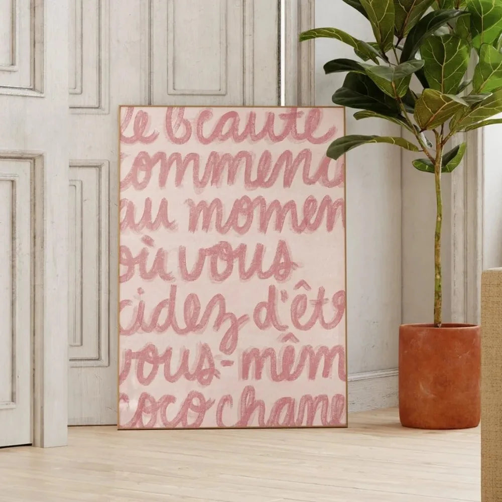 Quotes For Modern Living Wall Art Fine Art Canvas Prints Typographic Letters & Text Minimalist Artwork For Living Room Bedroom Dining Room Decor