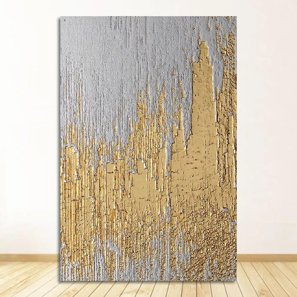 Rustic Golden Grey Black Abstract Wall Art Fine Art Canvas Prints Posters Pictures For Living Room Dining Room Art For Contemporary Interiors
