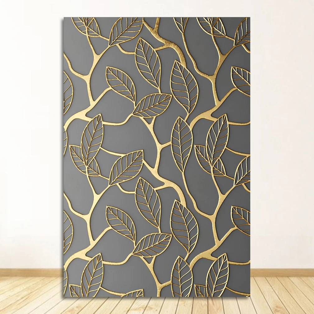 Rustic Golden Grey Black Abstract Wall Art Fine Art Canvas Prints Posters Pictures For Living Room Dining Room Art For Contemporary Interiors