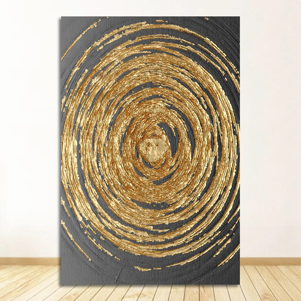 Rustic Golden Grey Black Abstract Wall Art Fine Art Canvas Prints Posters Pictures For Living Room Dining Room Art For Contemporary Interiors