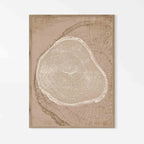 Rustic Tree Rings Abstract Nordic Wall Art Fine Art Canvas Prints Neutral Tones Beige/Gray/Black Wood Pictures For Living Room Dining Room Art Decor 2025