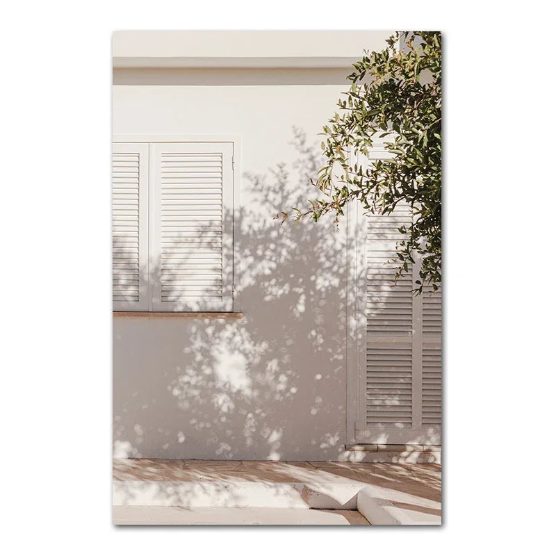 Rustic Villa Lifestyle Wall Art Fine Art Canvas Prints Bohemian Gallery Wall Pictures For Living Room Dining Room Scandinavian Home Decor 2024