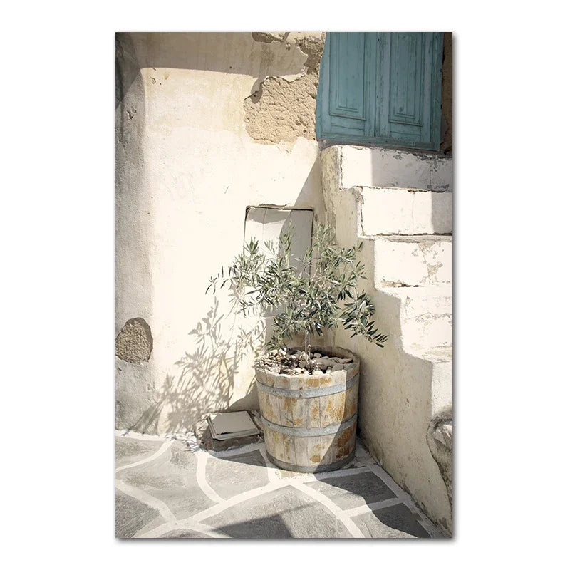 Rustic Villa Lifestyle Wall Art Fine Art Canvas Prints Bohemian Gallery Wall Pictures For Living Room Dining Room Scandinavian Home Decor 2024
