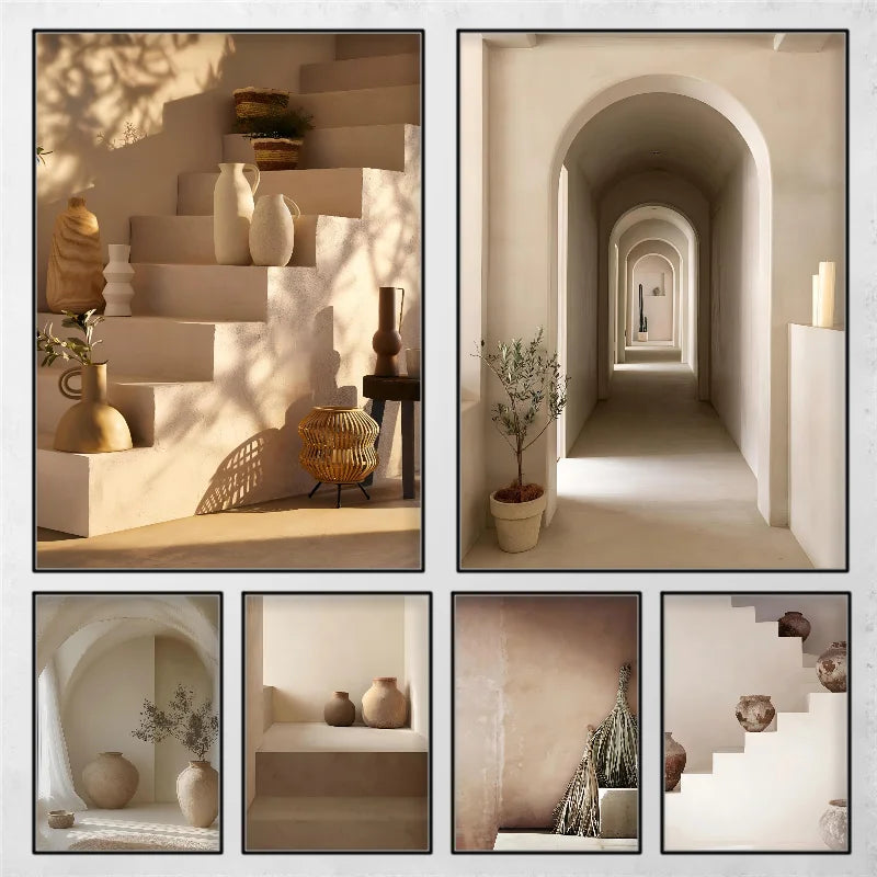 Rustic Vintage Vases Still Life Wall Art Fine Art Canvas Prints Pictures For Living Room Dining Room Kitchen Art For Contemporary Interiors 2025