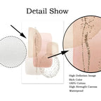 Subtle Abstract Minimalist Pink Beige Wall Art Fine Art Canvas Prints Pictures For Modern Apartment Living Room Dining Room Bedroom Art Decor