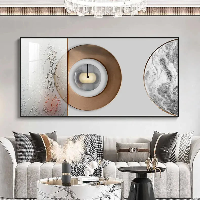 Modern Aesthetics Abstract Celestial Geometry Wall Art Fine Art Canvas Prints Pictures For Living Room Dining Room Art For Contemporary Interiors 2025