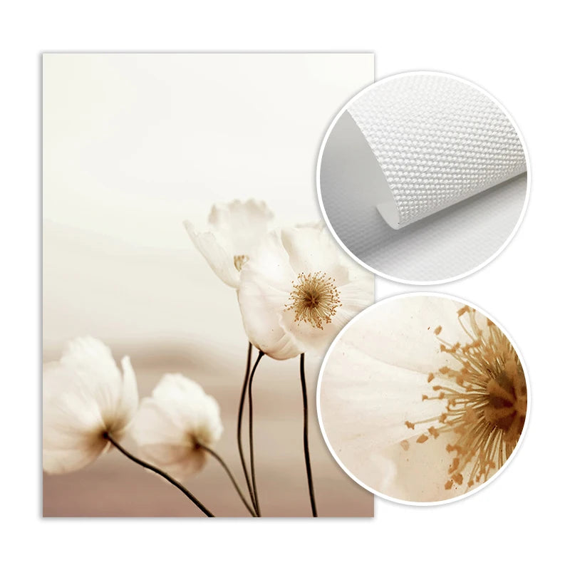Simple Nature Floral Landscape Gallery Wall Art Fine Art Canvas Prints Minimalist Nordic Pictures For Living Room Scandinavian Home Decor