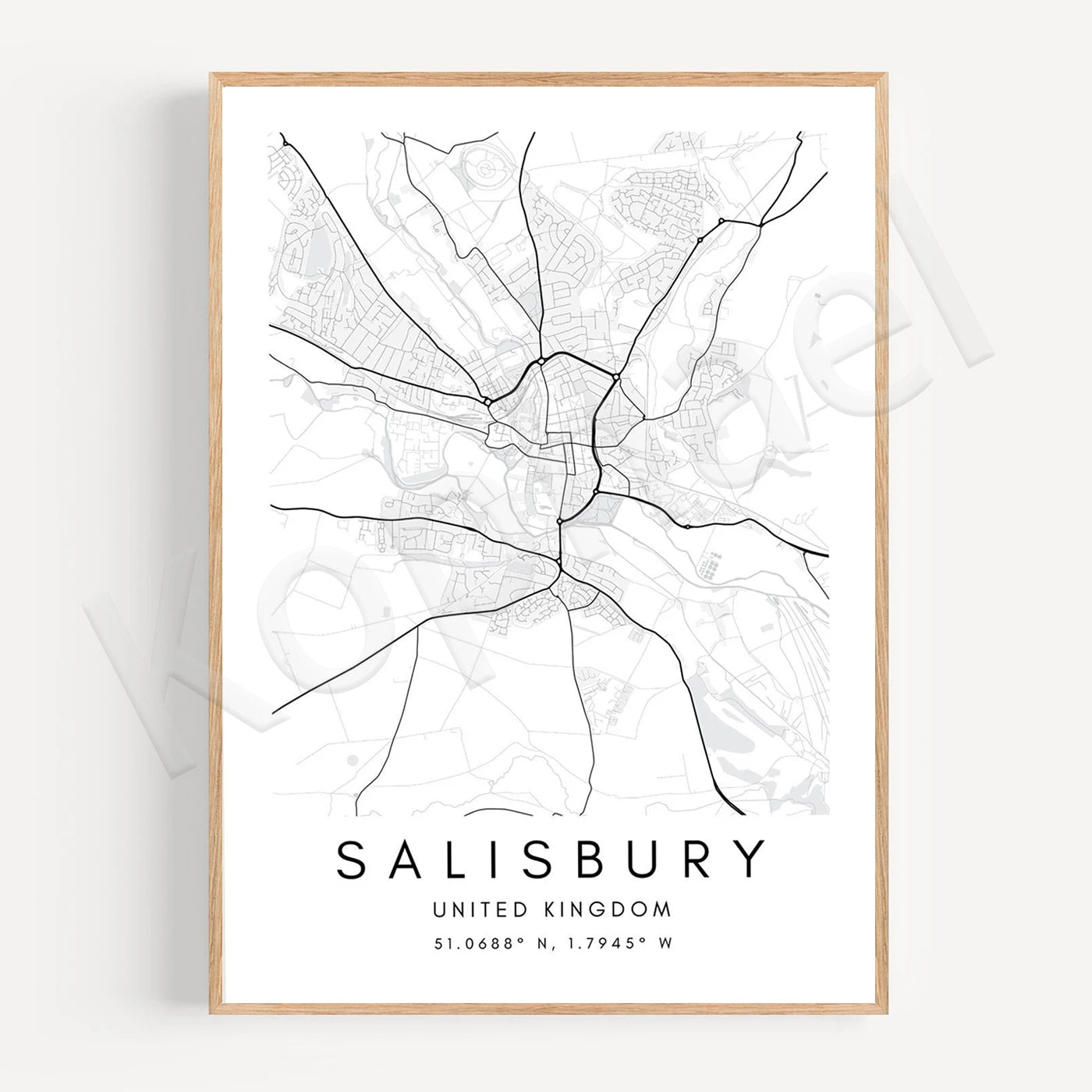 Horsforth. Toronto. Rochdale. Halifax. Oxford. New Delhi. Munich. Barcelona. Salisbury. Sunderland. Cities Travel Map Poster