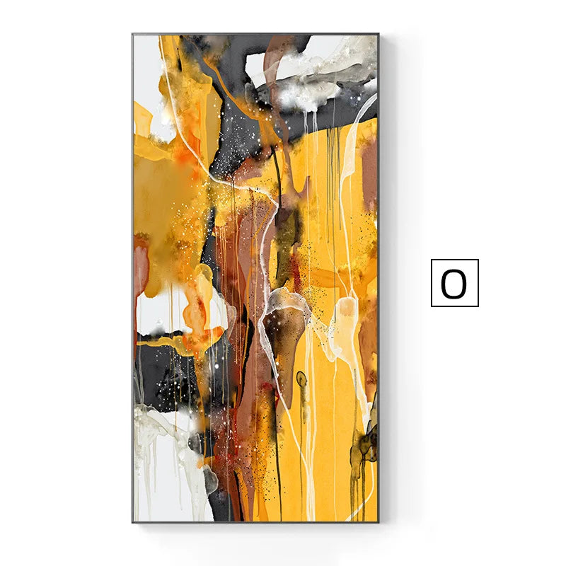 Modern Abstract Nordic Wall Art Fine Art Canvas Prints Posters Colorful Art For Living Room Dining Room Foyer Light Luxury Interior Decoration