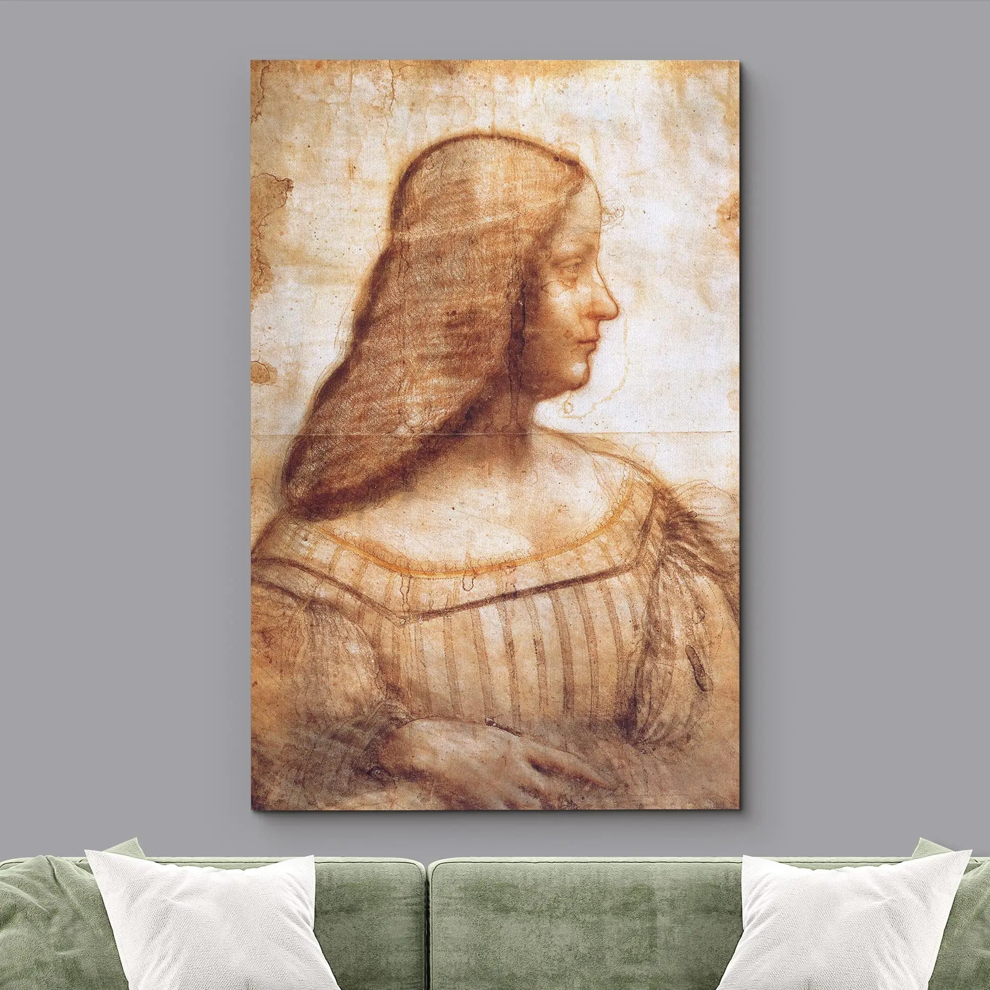 Classic Painting Vitruvian Man, Study of Proportions by Leonardo da Vinci Fine Art Canvas Print Famous Paintings Wall Art Home Office Decor