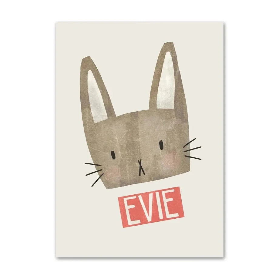 Cute Baby Animals Nursery Wall Art Illustrations Fine Art Canvas Prints Geese Mouse Lion Polar Bear Poster Pictures For Baby's Room Wall Decor