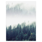 Inspirational Mystical Forest Landscape Posters Nordic Nature Canvas Wall Art Prints Paintings For Offices, Salons and Modern Home Decor
