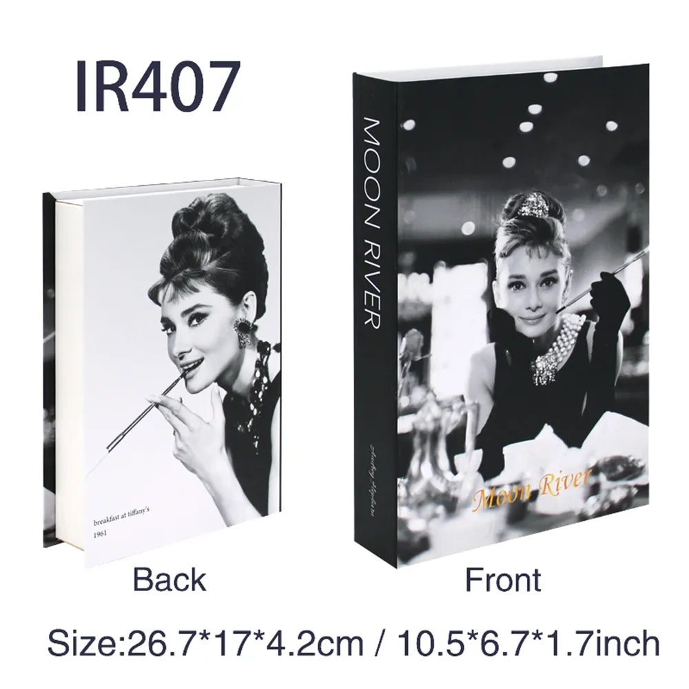 Fashion Art Style Faux Books Coffee Table Decor Book Box Storage Boxes Luxury Practical Ornamental Decoration For Modern Home Decor