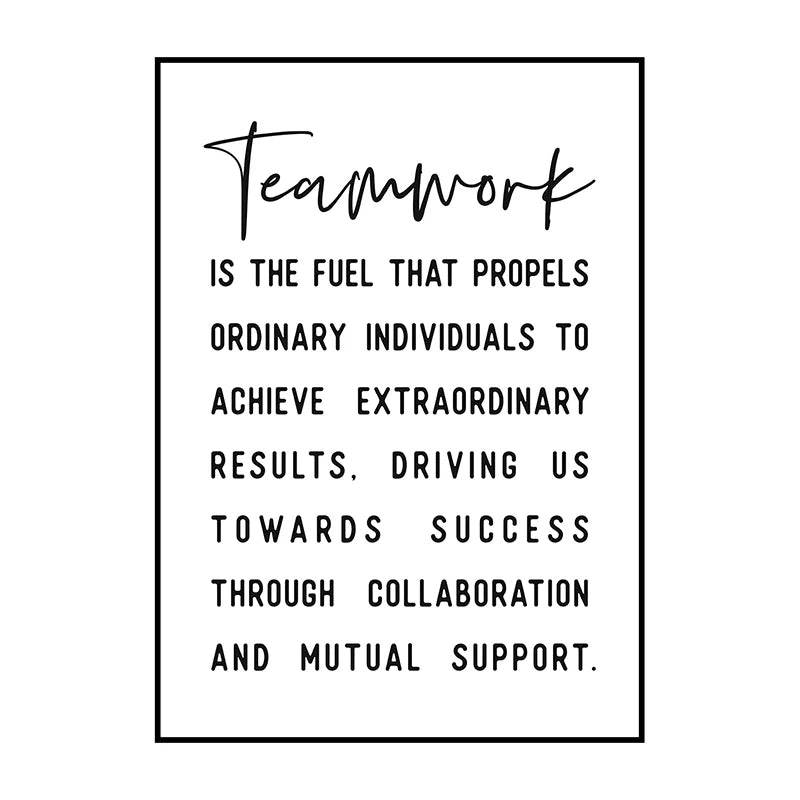 Motivational Quotes Posters Black White Minimalist Wall Art Fine Art Canvas Prints Inspirational Quotations Posters For Living Room Bedroom Home Office Decor