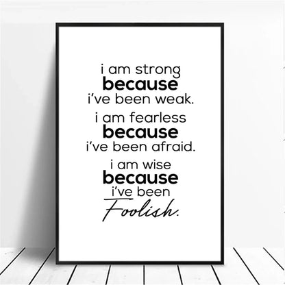 Positive Energy Black & White Quote Poster Wall Art Fine Art Canvas Prints Minimalist Motivational Quotation Pictures For Inspirational Home Decor