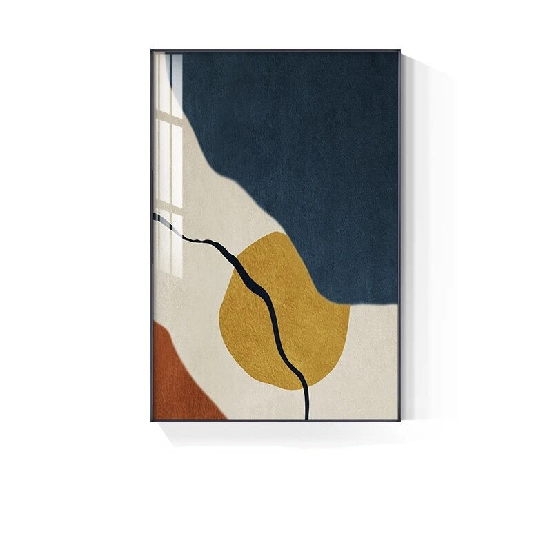 Modern Color Palette Nordic Abstract Wall Art Fine Art Canvas Prints Pictures For Living Room Bedroom Home Office Hotel Room Art Decor