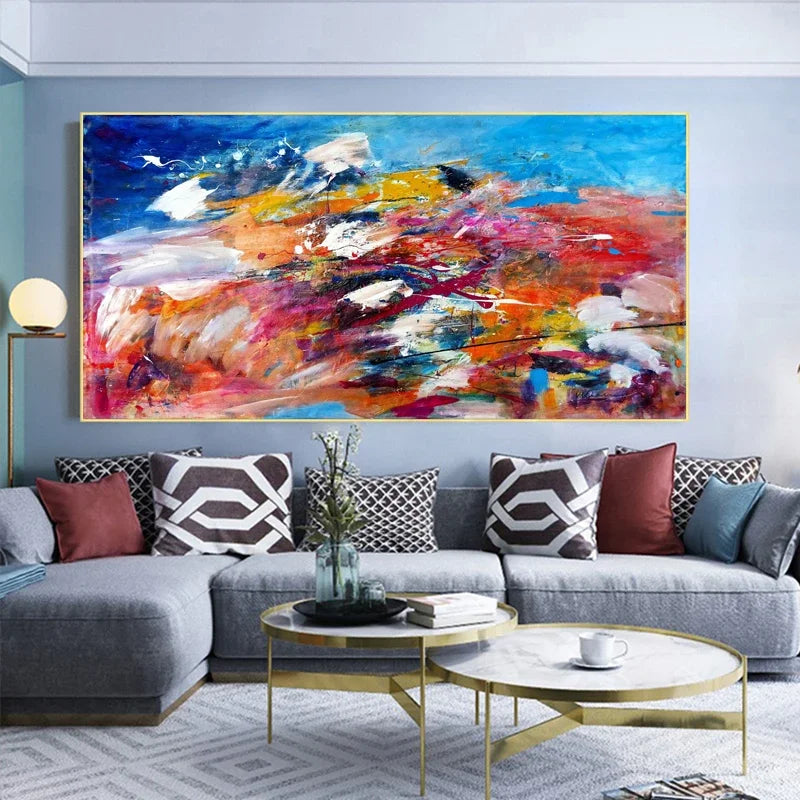 Big Modern Abstract Wall Art Fine Art Canvas Print Picture For Apartment Living Room Dining Room Home Office Hotel Art Decor
