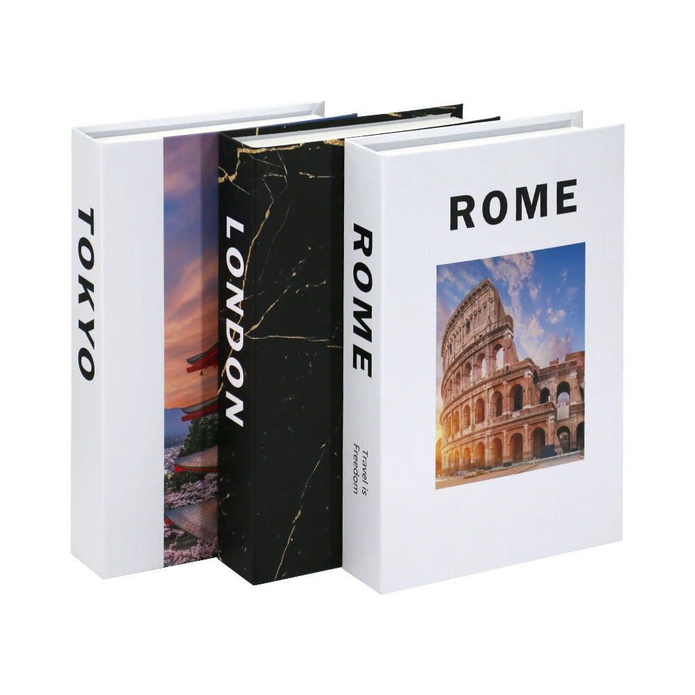 Set of 3Pcs Designer Fashion Faux Books – Decorative Designer Book Props for Coffee Table, Living Room, Hotel Room, Club &amp; Villa Decor