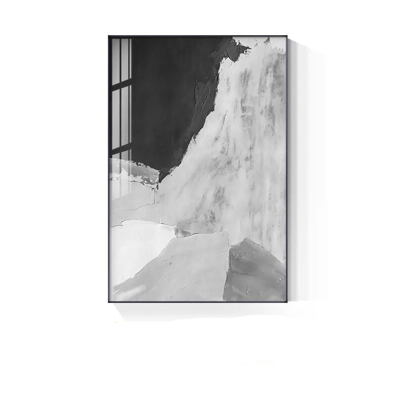 Black White Urban Style Wall Art Fine Art Canvas Prints Modern Minimalist Abstract Pictures For Kitchen Living Room Home & Office