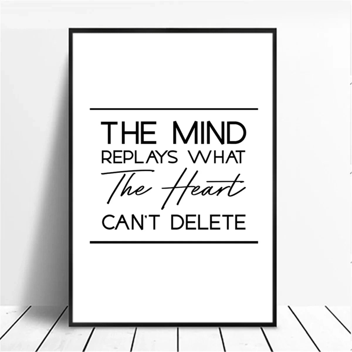 Positive Energy Black & White Quote Poster Wall Art Fine Art Canvas Prints Minimalist Motivational Quotation Pictures For Inspirational Home Decor
