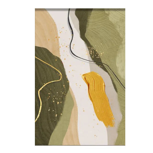 Abstract Flowing Textural Designs Wall Art Fine Art Canvas Prints Pictures For Modern Apartment Living Room Foyer Art For Scandinavian Interiors