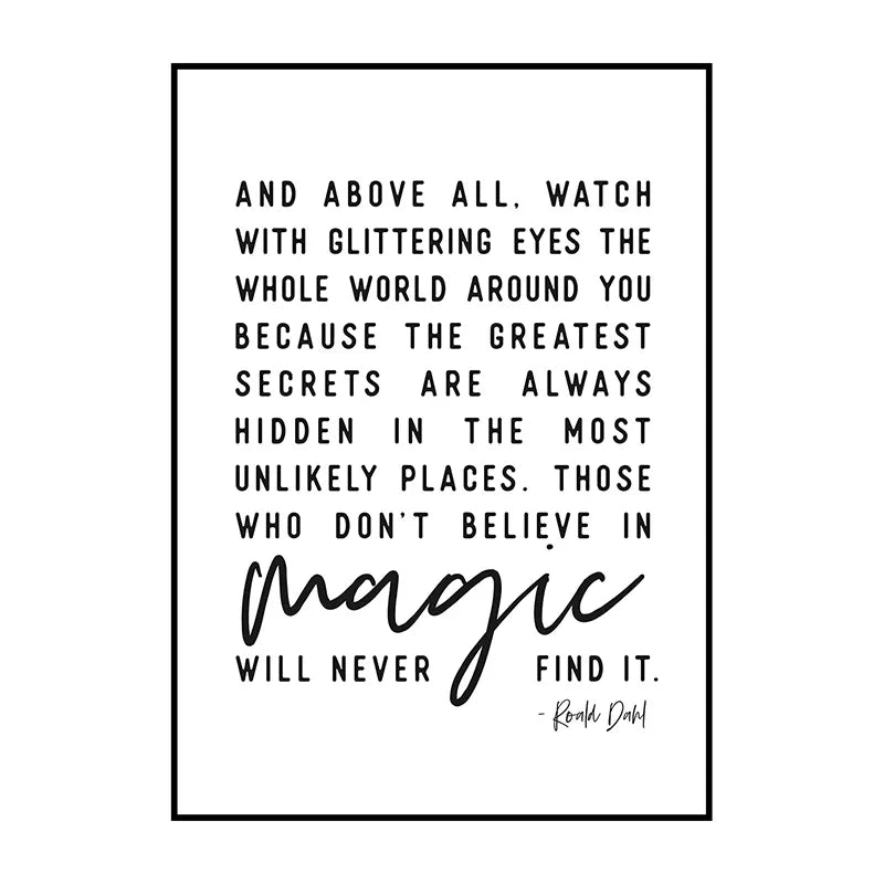 Motivational Quotes Posters Black White Minimalist Wall Art Fine Art Canvas Prints Inspirational Quotations Posters For Living Room Bedroom Home Office Decor