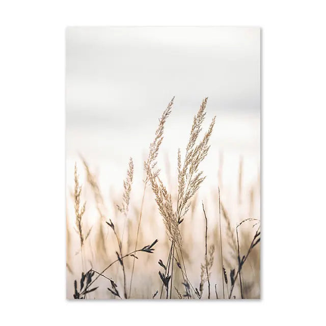Simple Sea Grass Seascape Landscape Wall Art Fine Art Canvas Prints Minimalist Gallery Pictures Of Calm For Living Room