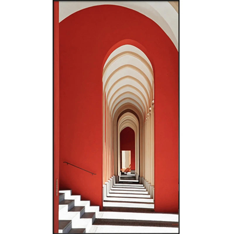 Modern Abstract Minimalist Arches Architecture Wall Art Fine Art Canvas Prints Pictures For Entrance Hall Foyer Living Room Home Office Decor