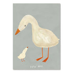 Cute Baby Animals Nursery Wall Art Illustrations Fine Art Canvas Prints Geese Mouse Lion Polar Bear Poster Pictures For Baby's Room Wall Decor