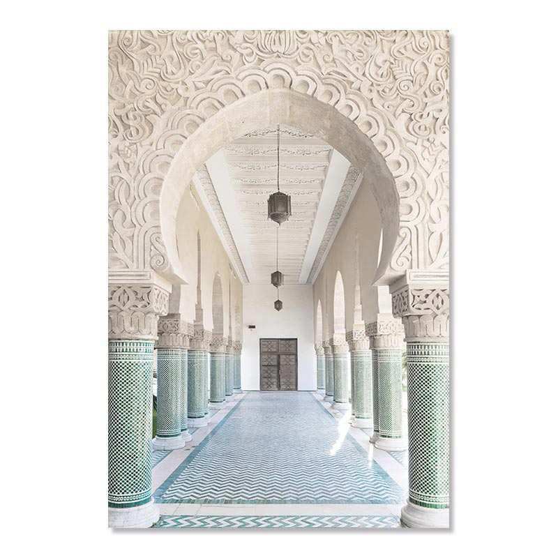 Beach Sea Ocean Poster Wall Art Canvas Painting Bridge Leaves Turtle Seagull Print Vibrant Summer Picture Nordic Home Decoration