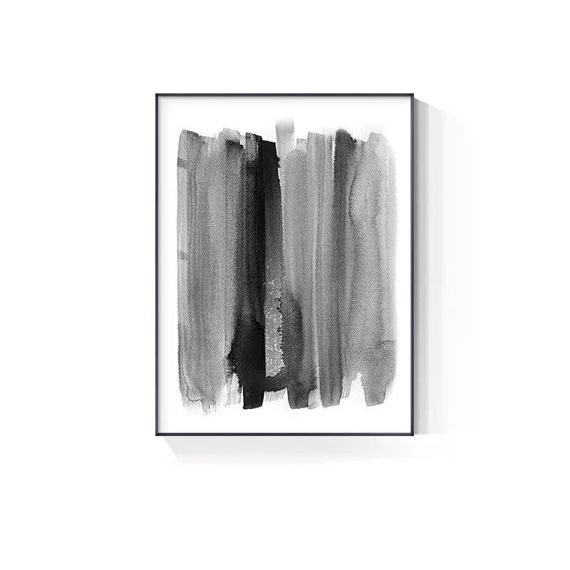 Urban Shades Of Grey Black White Abstract Wall Art Fine Art Canvas Prints Pictures For Modern Apartment Living Room Home Office Decor