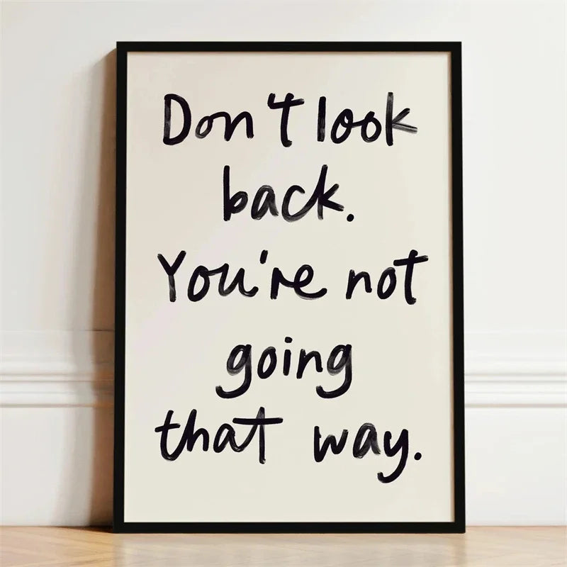 Motivational Quotes & Affirmation Wall Art Fine Art Canvas Prints - Inspirational Words, Simple Modern Typography & Uplifting Phrases