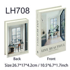 Fashion Art Style Faux Books Coffee Table Decor Book Box Storage Boxes Luxury Practical Ornamental Decoration For Modern Home Decor