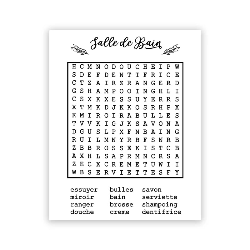 French Quotes Amusing Bathroom Rules WC Wall Art Fine Art Canvas Prints Typographic Quotations Black White Pictures Posters For Bathroom Toilet Room WC Wall Decor 2025