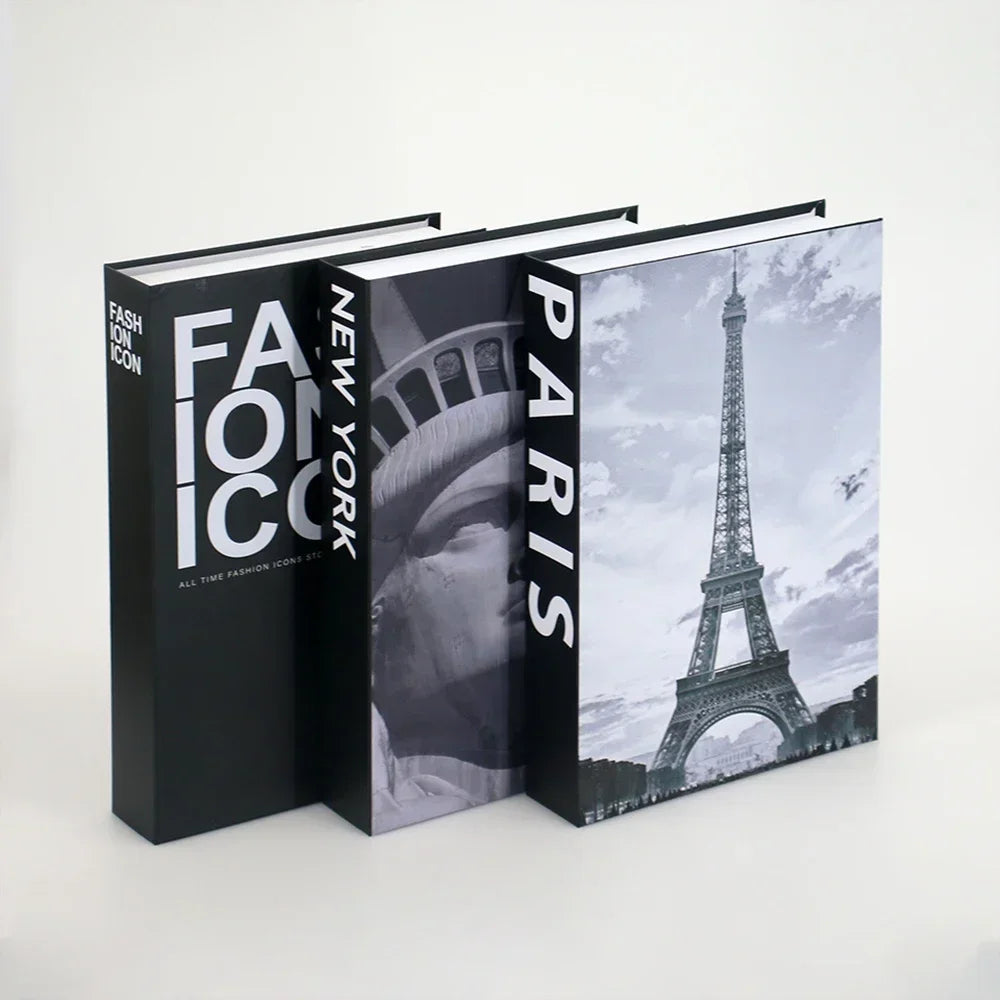 Set of 3Pcs Designer Fashion Faux Books – Decorative Designer Book Props for Coffee Table, Living Room, Hotel Room, Club &amp; Villa Decor