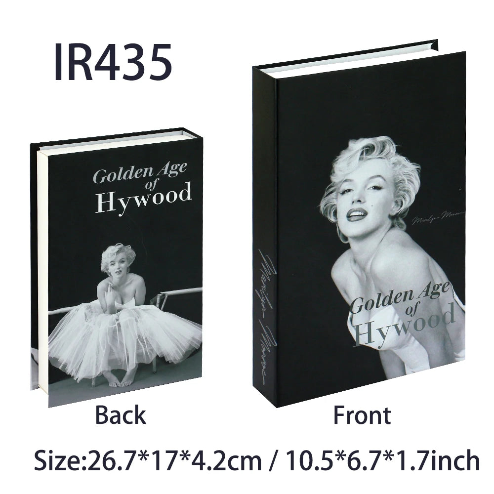 Fashion Art Style Faux Books Coffee Table Decor Book Box Storage Boxes Luxury Practical Ornamental Decoration For Modern Home Decor