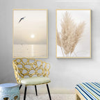 Tropical Sunset Beach Scenes Modern Landscape Wall Art Fine Art Canvas Prints Nordic Gallery Wall Pictures For Living Room Bedroom Home Art Decor