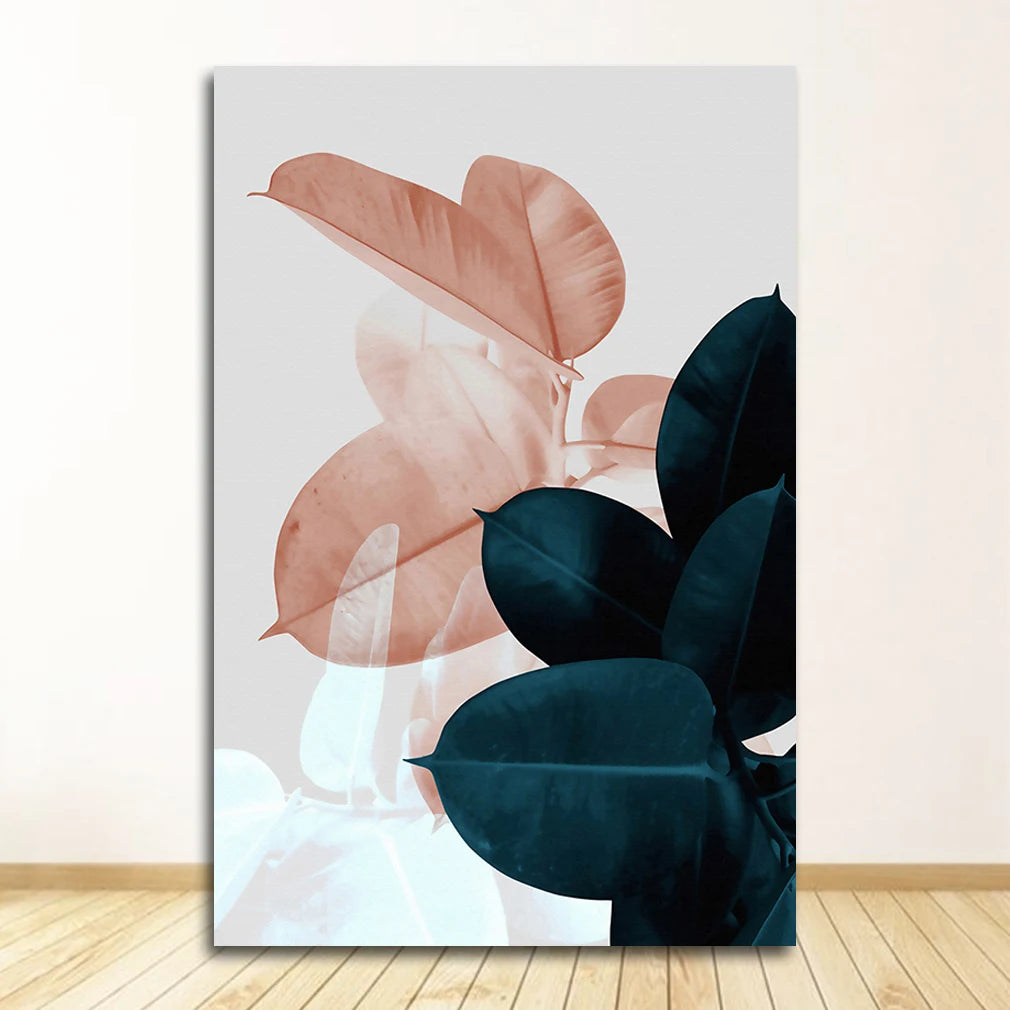 Modern Abstract Colorful Botanical Wall Art Fine Art Canvas Prints Pictures For Living Room Dining Room Bedroom, Art For Modern Living 2025