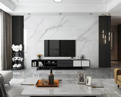 Custom Marble Print Wall Covering Big Sizes Living Room Wall Mural Light Luxury Wall Decor For Behind TV Wall Decor For Modern Home & Office