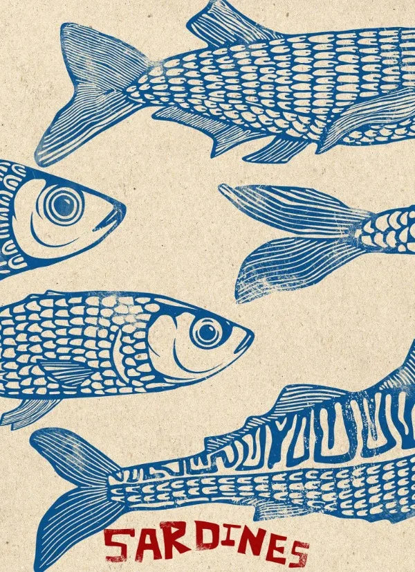 Retro Coffee Quote Canvas – Fun Kitchen Wall Art with Cartoon Characters & Espresso Humor