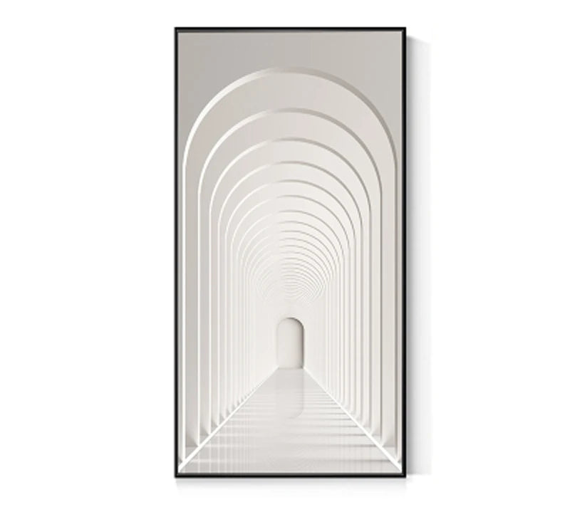 Modern Abstract Minimalist Arches Architecture Wall Art Fine Art Canvas Prints Pictures For Entrance Hall Foyer Living Room Home Office Decor